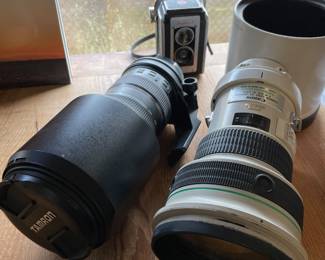 Camera lenses, canon ef 400mm 1:4 do is usm with case