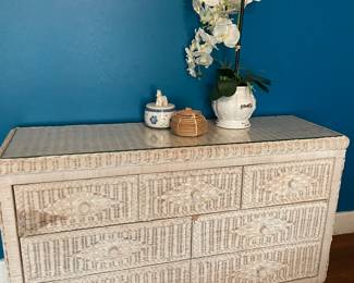 Wicker Dresser