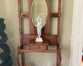 Antique Hall tree