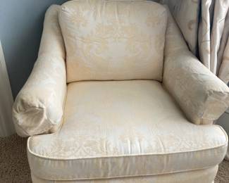 Comfy occasional chair neutral color