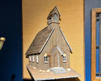 Reclaimed barn wood 3d church