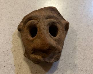 Pre-Columbian Stone Mask Carving