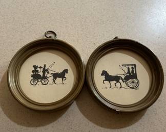 Framed Silhouette Pair