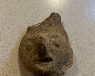 Pre-Columbian Stone Mask Carving