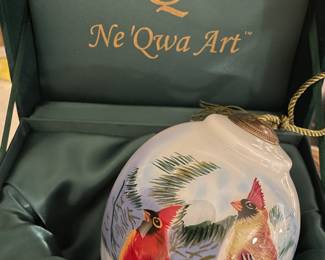 Ne’Qwa Art ornaments. 