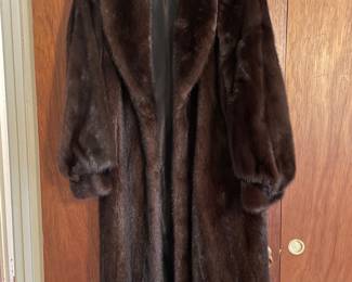 Full length mink in mint condition. 