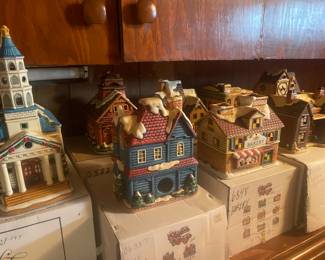 Lofton Christmas village. 