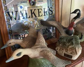 Ducks Unlimited decanters. 