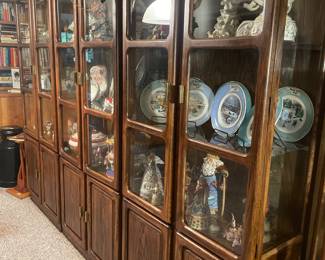 Three lighter MCM bookcases in great condition. 