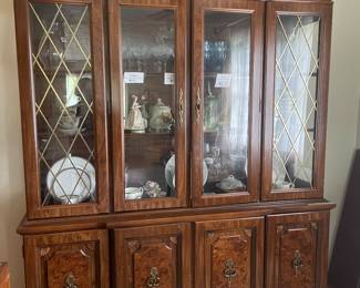 Lighted hutch. 