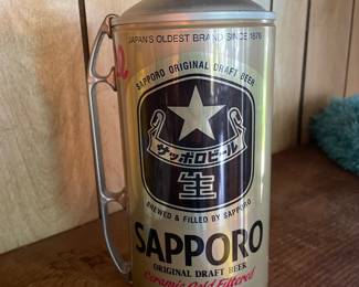 Vintage Sapporo decanter. This baby is large!