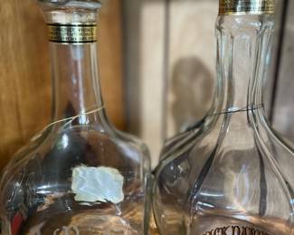 Vintage Jack Daniels decanters. 