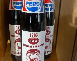 Reallyyyyyy vintage Pepsi!  30+ years old marking SIU’s National Championship. 
