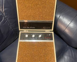 Vintage portable speaker system.  