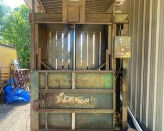 metal crusher and bailer