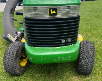 John Deere Riding Lawn Mower with Bagger - LIKE NEW - Serviced regularly and prior to sale. Runs great! Only used for 2 seasons. No hours meter. 