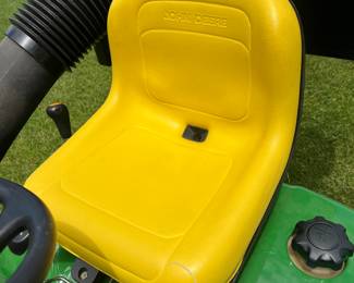 John Deere Riding Lawn Mower with Bagger - LIKE NEW - Serviced regularly and prior to sale. Runs great! Only used for 2 seasons. No hours meter. 