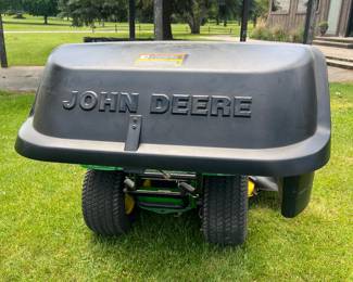 John Deere Riding Lawn Mower with Bagger - LIKE NEW - Serviced regularly and prior to sale. Runs great! Only used for 2 seasons. No hours meter. 