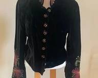 Double D Ranch Wear Velvet Jacket C48