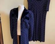 Vintage 1930's Dress & Coat C76
