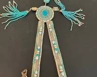 Chico's Seed Bead Tassel Necklace C131