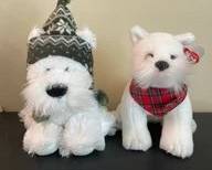 Two Plush West Highland Terriers C133