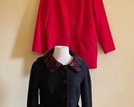 J Jill Jacket & Black Boiled Wool Jacket C67