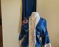 Silk Pajamas & Dressing Gown C75