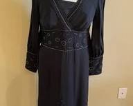 Vintage Black Dress C77