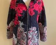 Long Silk Quilted Jacket C4