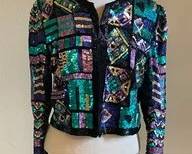 Vintage Laurence Kazar New York Beaded Evening Jacket C69