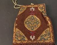 Vintage Beaded Shoulder Evening Bag C82