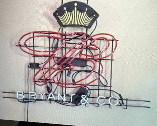 Vintage neon sign - works