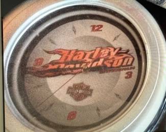 Vintage Harley clock