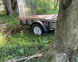 Small household pull behind trailer