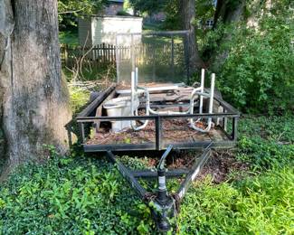 Small household pull behind trailer