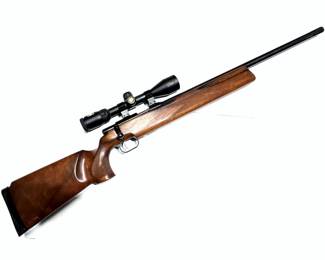 JG Anschutz Match 54 rim fire 22 caliber rifle with Nikon scope