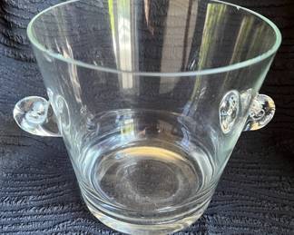 Tiffany & Co. crystal ice bucket
