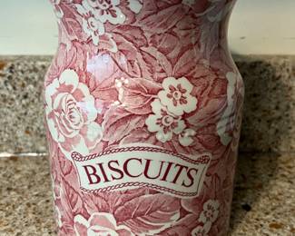 Burleigh biscuit canister