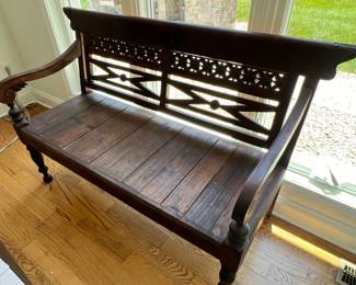 Vintage wood bench