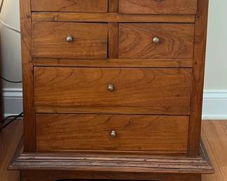 Cherry wood side table