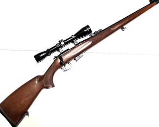 CZ American Mannlicher style bolt action with Leupold scope