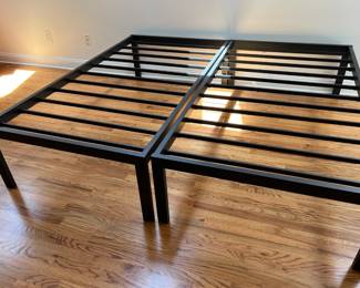 Metal twin bed frames