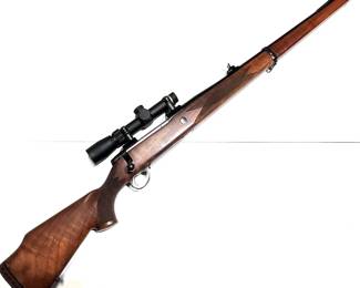 Sako AV 270 caliber Mannlicher style rifle with Leopold scope