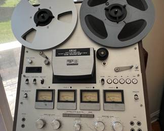 Vintage AKAI reel-to-reel machine
