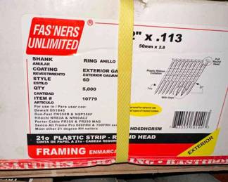528 Case of 2 6D Framing Nails