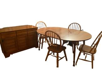 120 Dining Table Server Cabinet