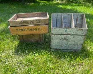 612 Vintage Wooden Boxes