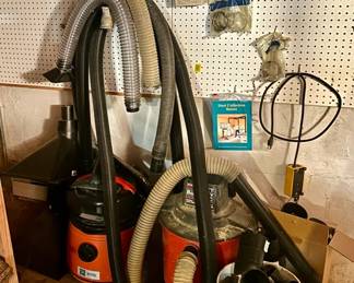 533 Dust Collection, Shop Vacs