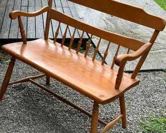 025 627 S. Bent Bros. Deacons Bench